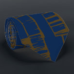 Elegant blue &brown abstract pattern  tie<br><div class="desc">elegant blue and brown abstract modern pattern neck tie,  modern blue brown gift wedding neck tie , gift ideas neck tie.</div>