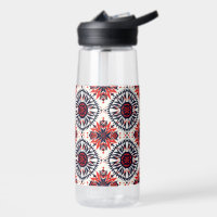 Elegant Blue "Cosmic Interlock" Hydration Flask