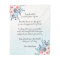 Elegant Blue Custom Quote Floral Granddaughter