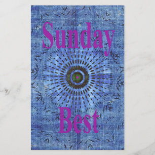 Elegant Blue denim motif vector print pattern art  Stationery