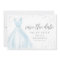 Elegant blue dress save the date quinceanera