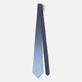 Elegant Blue Dusty Blue Colourful Ombre Gradient Tie