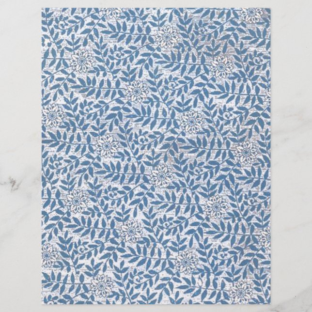 ELEGANT BLUE FLORAL (Front)