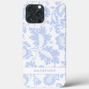 Elegant Blue Floral Botanical iPhone 13 Pro Max Case
