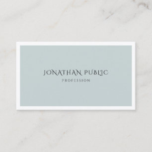 Elegant Blue Green Simple Modern Design Template Business Card