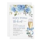 Elegant Blue Hydrangea Floral Bridal Shower