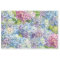 Elegant Blue Hydrangea Floral Pattern Decoupage