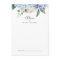 Elegant Blue Hydrangea | White Wedding