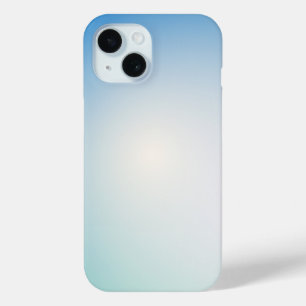 Elegant Blue leather iPhone 15 Case