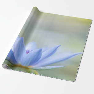 Elegant Blue Lotus  Wrapping Paper