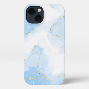 Elegant Blue Marble iPhone 13 Case