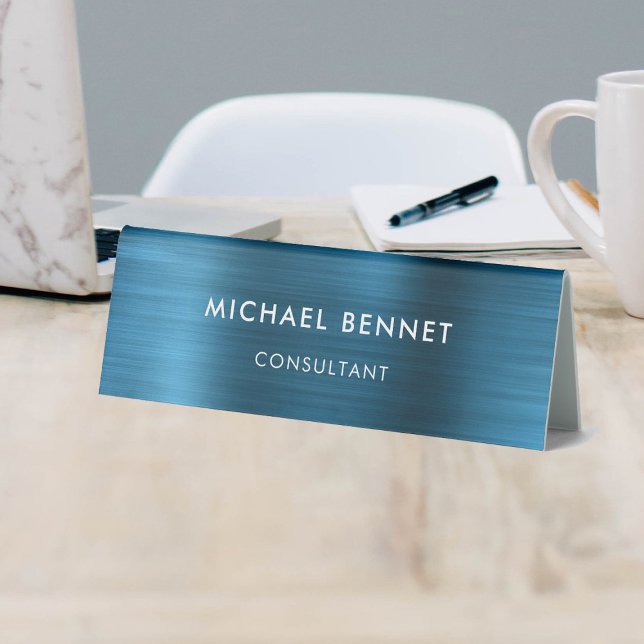 Elegant Blue Metallic Professional Business (Creator Uploaded)