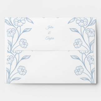 Elegant Blue Minimal Envelope