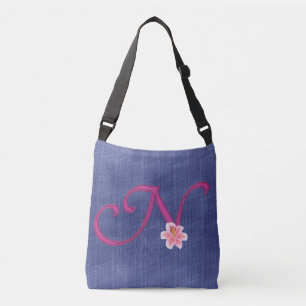 Elegant Blue N Crossbody Bag