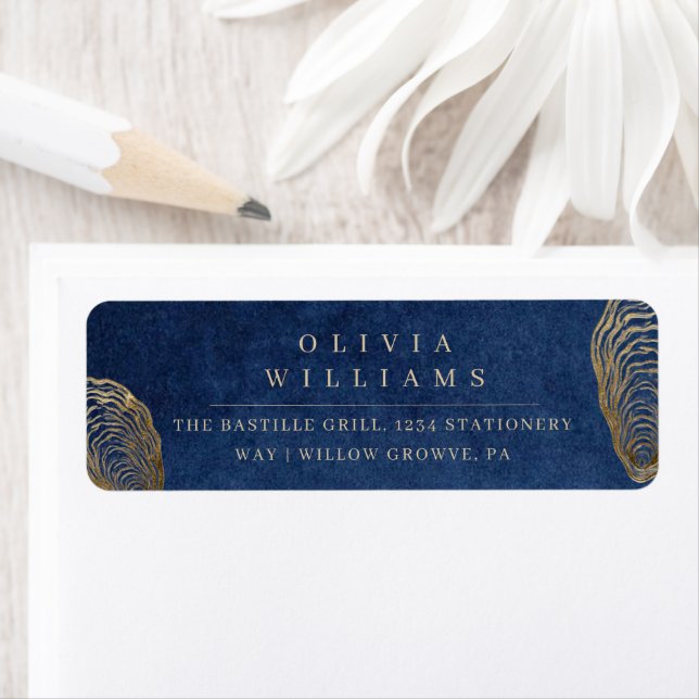 Elegant Blue Nautical Wedding Invitation (Insitu)