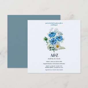 Elegant Blue Nigella Flower WEDDING 