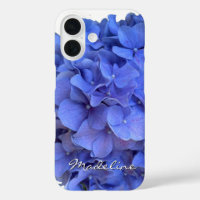 Elegant Blue periwinkle floral hydrangeas