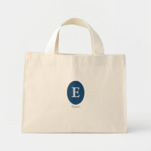 Elegant Blue Personalised Monogram