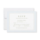 Elegant Blue & Sage Striped Wedding