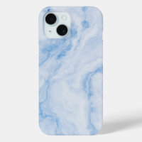 Elegant Blue Stone Marble Pattern