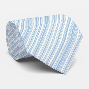 Elegant blue stripes pattern neck tie