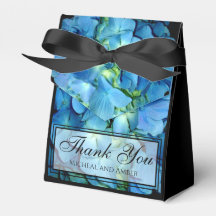 Elegant blue teal floral hydrangeas blue roses