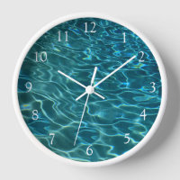 Elegant blue teal water pattern ocean lake waves