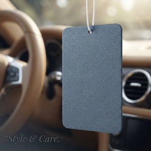 Elegant Blue Texture Car Air Freshener Design