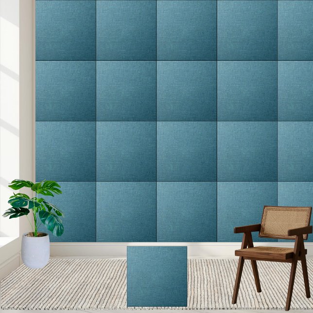 Elegant Blue Textured - Stylish Home & Kitchen Tile (Elegant Blue Textured - Stylish Home & Kitchen Ceramic Tile)