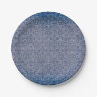 elegant blue vintage pattern, light dark blue