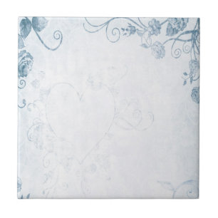 Elegant Blue Vintage Tile