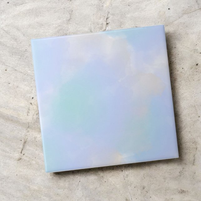 Elegant Blue Watercolor Abstract Art for Modern  Tile (Creator Uploaded)