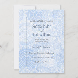 Elegant Blue White Mandala Collection