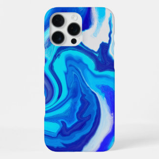 Elegant Blue & White Marble Design Phone Case