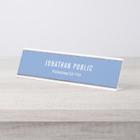 Elegant Blue White Modern Creative Template
