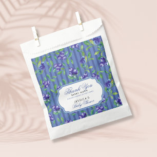 Elegant Blueberries Berry Sweet Baby Shower Favour Bags