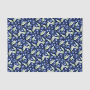 Elegant Blueberries Tissue Paper