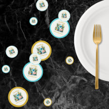 Elegant Blueberry Brunch 30th Birthday Celebration