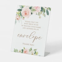 Elegant Blush Floral Address an Envelope