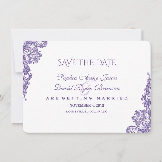 Elegant Blush Floral Gold Frame Save The Date (Front)