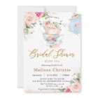 Elegant Blush Floral High Tea Party Bridal Shower