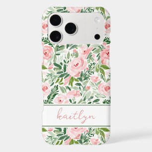 Elegant Blush Floral Watercolor Personalised