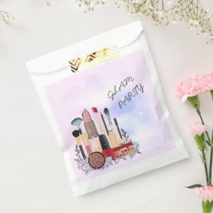 Elegant Blush Girly Pink Makeup Artist Glamour Favour Bags