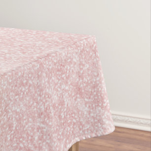 Elegant blush gold and blue simple confetti design tablecloth
