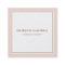 Elegant blush pink border minimal professional