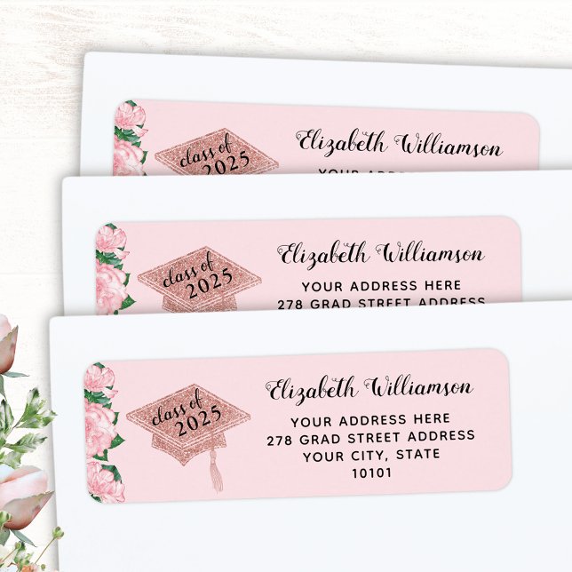 Elegant Blush Pink Class of 2025 Graduation (Creator Uploaded)