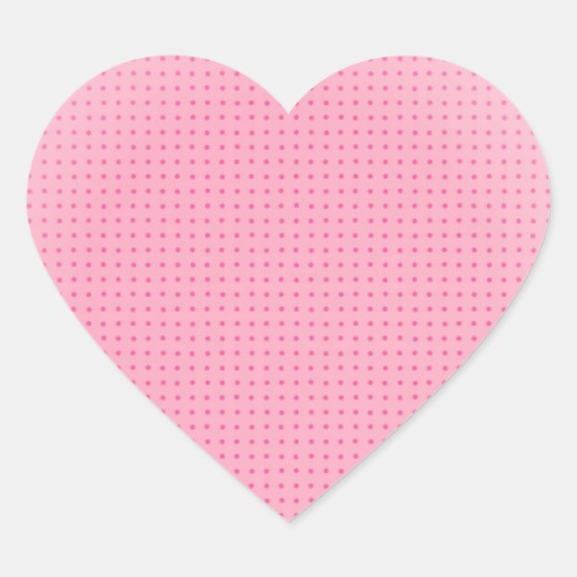 Elegant Blush Pink Colour Custom Blank Template Heart Sticker (Front)