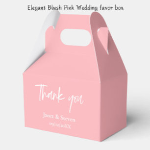 Elegant Blush Pink favour box