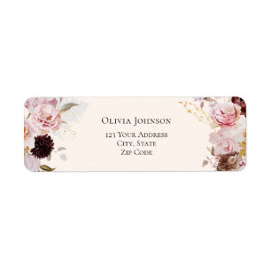 Elegant Blush Pink Floral Bridal Shower