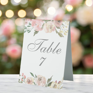Elegant Blush Pink Floral Spring Garden Wedding